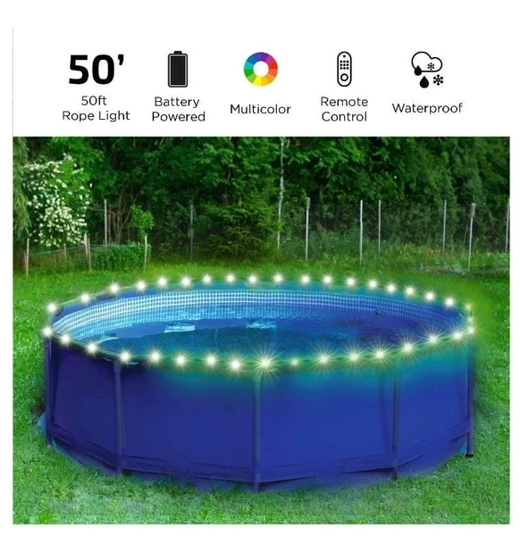 Above Ground Pool Rope Lights
